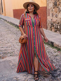 Nancy | Gonna Maxi Estiva in Stampa a Righe