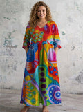 Vivarosa | Vestito Maxi Caleidoscopio
