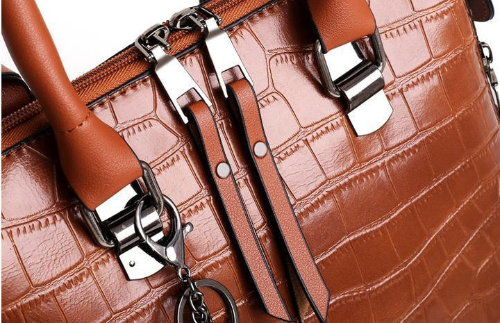 Evelyn - Eleganza Quotidiana Set di 4 Borse in Pelle