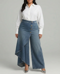 Audrey | Pantaloni Avvolgenti in Denim