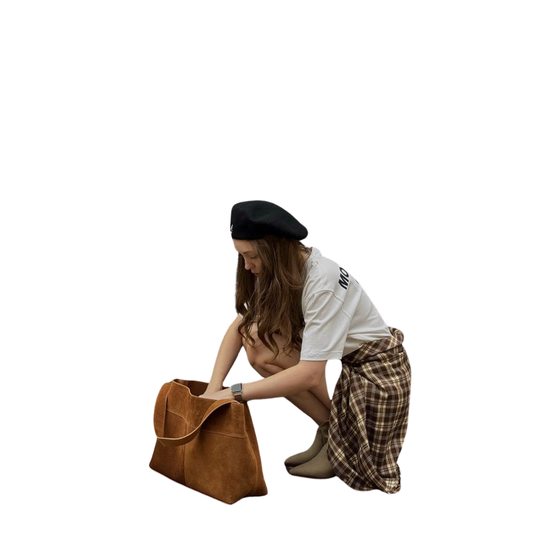 Angélique | Borsa in Finta Pelle Scamosciata