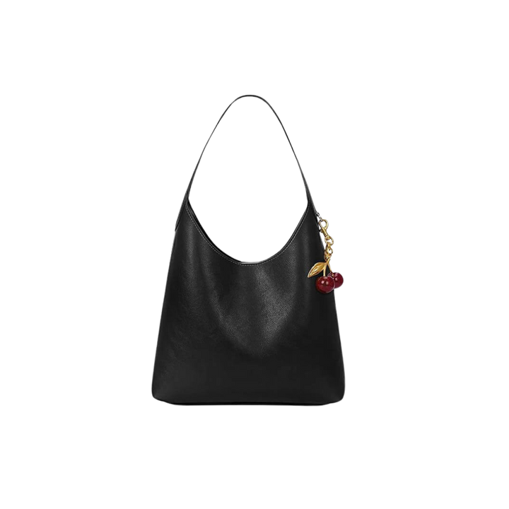 Clotilde | Borsa in Pelle Sintetica con Charm a Ciliegia