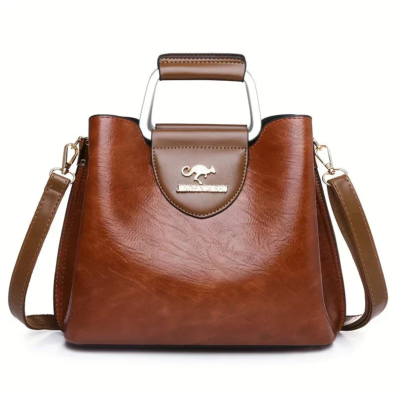 Isabella - Elegante Borsa a Secchiello in Pelle