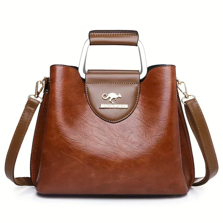Isabella - Elegante Borsa a Secchiello in Pelle