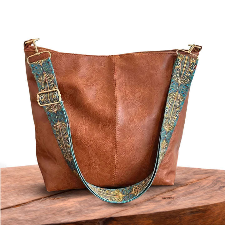 Linda - Borsa a Spalla in Pelle Vintage Charm