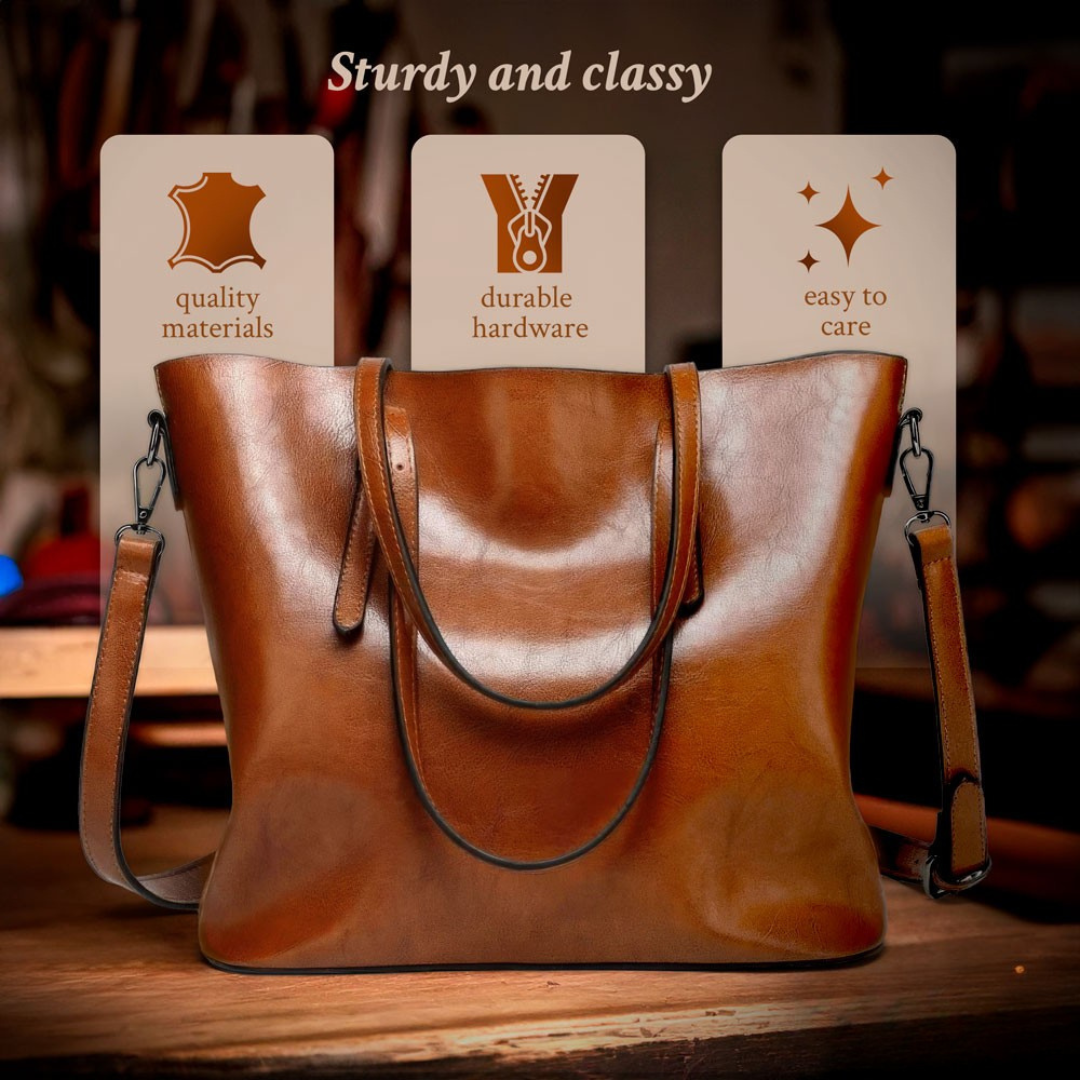 Jane | Borsa a Spalla in Pelle Vintage Senza Tempo