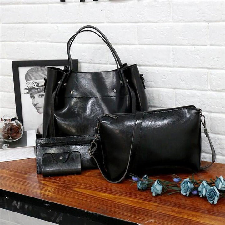 Riley - Set di 4 Borse in Pelle Vintage Soft