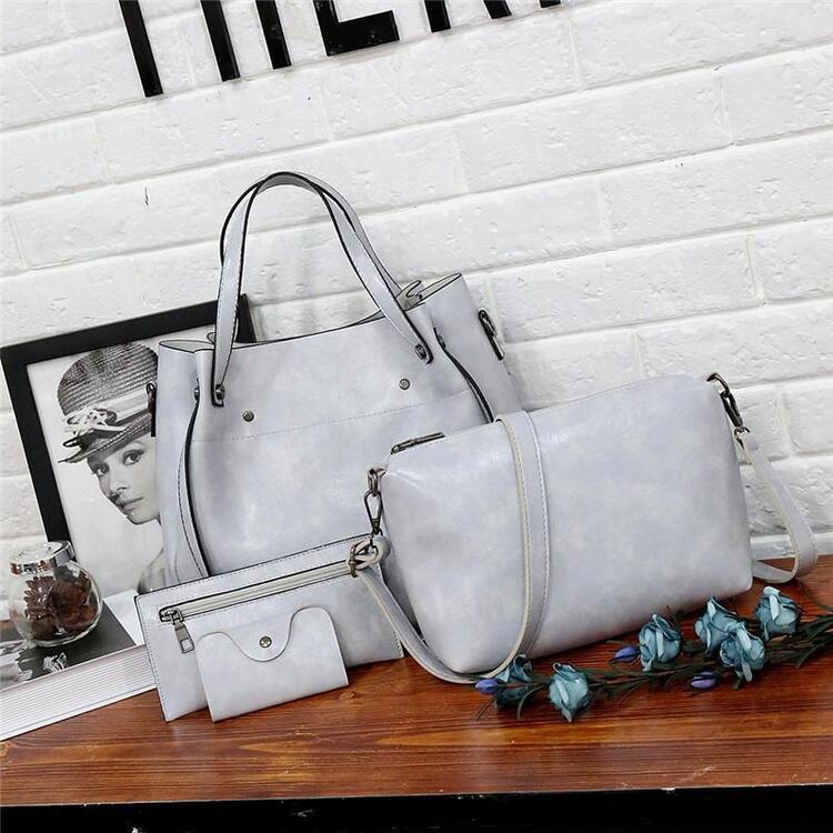 Riley - Set di 4 Borse in Pelle Vintage Soft