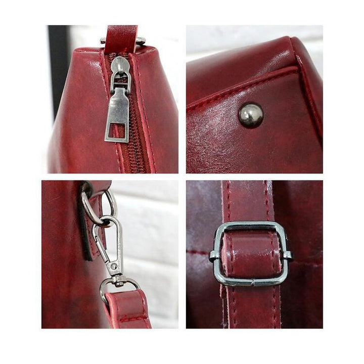 Riley - Set di 4 Borse in Pelle Vintage Soft
