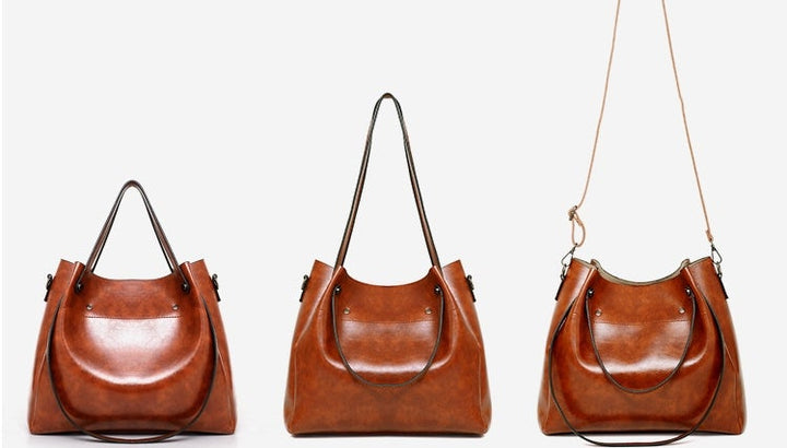 Riley - Set di 4 Borse in Pelle Vintage Soft