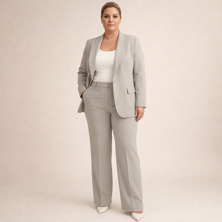 Vanessa | Completo Elegante con Pantaloni a Zampa