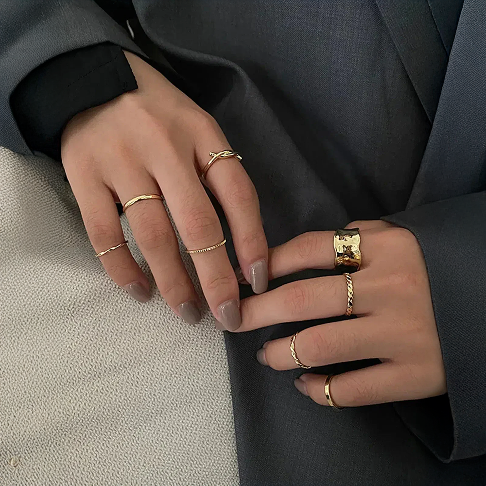 Lorienna | Set di Anelli Minimalisti ed Eleganti