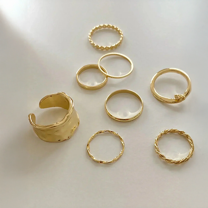 Lorienna | Set di Anelli Minimalisti ed Eleganti