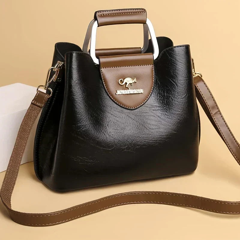Isabella - Elegante Borsa a Secchiello in Pelle