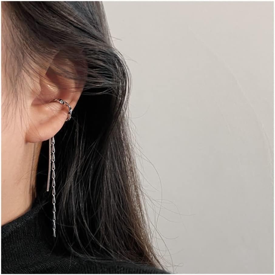 Aria – Orecchini a Cuff con Frange