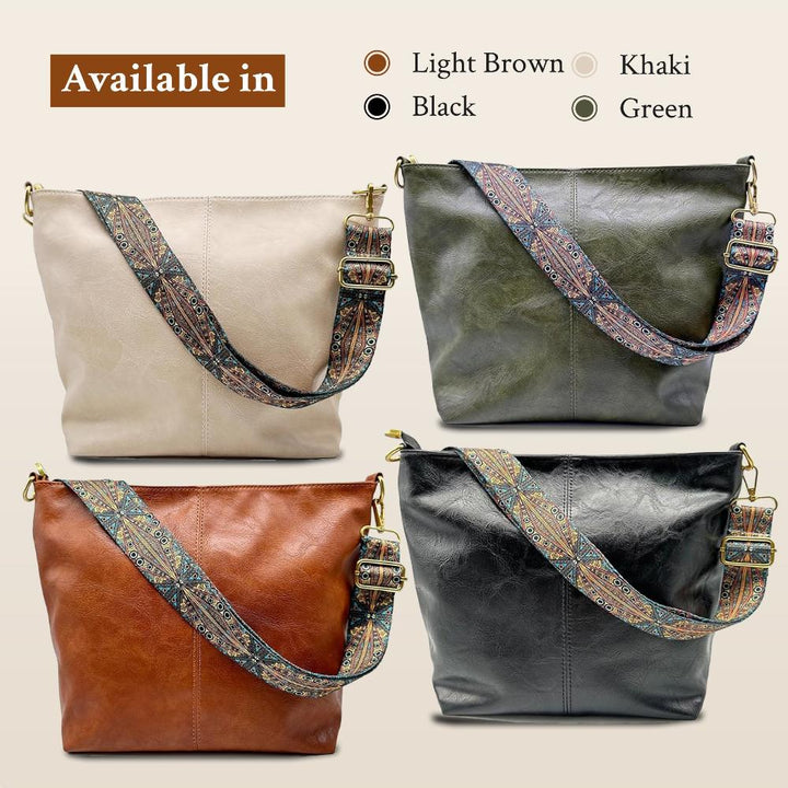 Linda - Borsa a Spalla in Pelle Vintage Charm