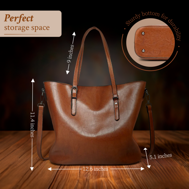 Jane | Borsa a Spalla in Pelle Vintage Senza Tempo