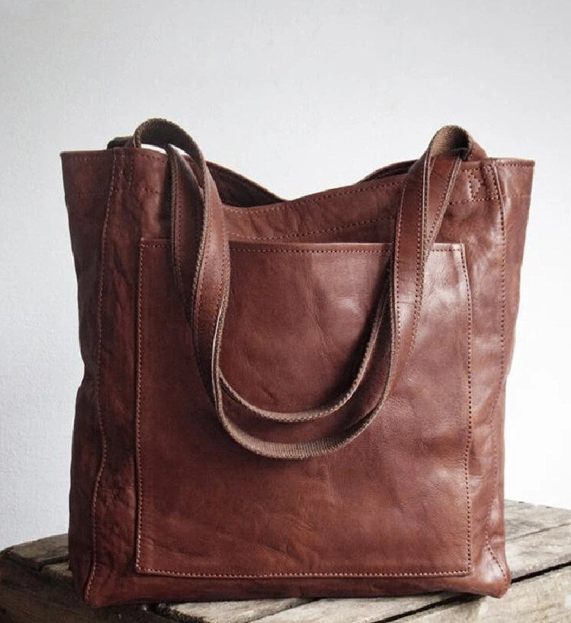 Pamela | Borsa a mano in pelle classica