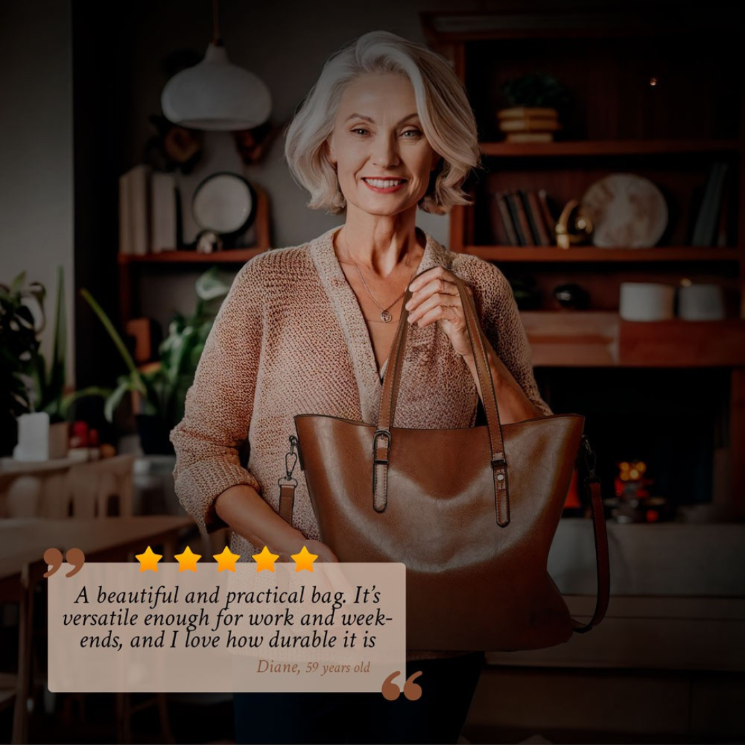 Jane | Borsa a Spalla in Pelle Vintage Senza Tempo