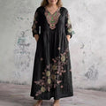 Zafira | Vestito Lungo Eleganza Ricamata