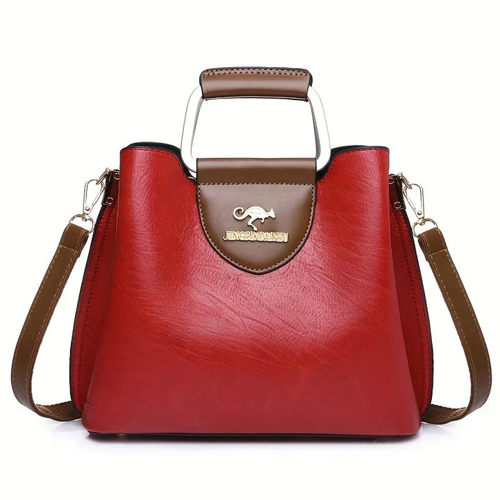 Isabella - Elegante Borsa a Secchiello in Pelle