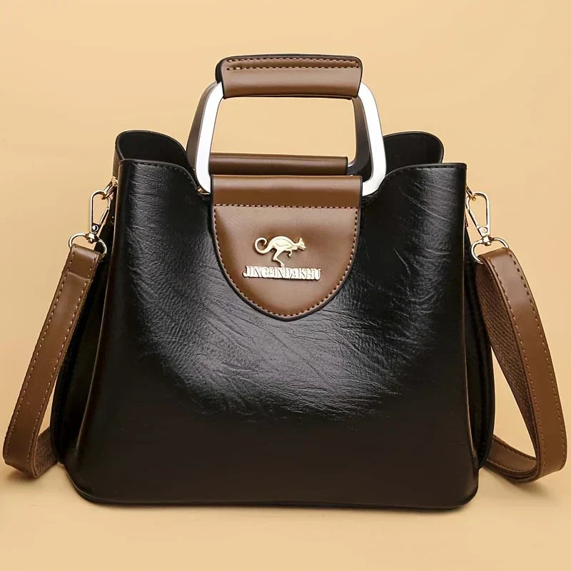Isabella - Elegante Borsa a Secchiello in Pelle