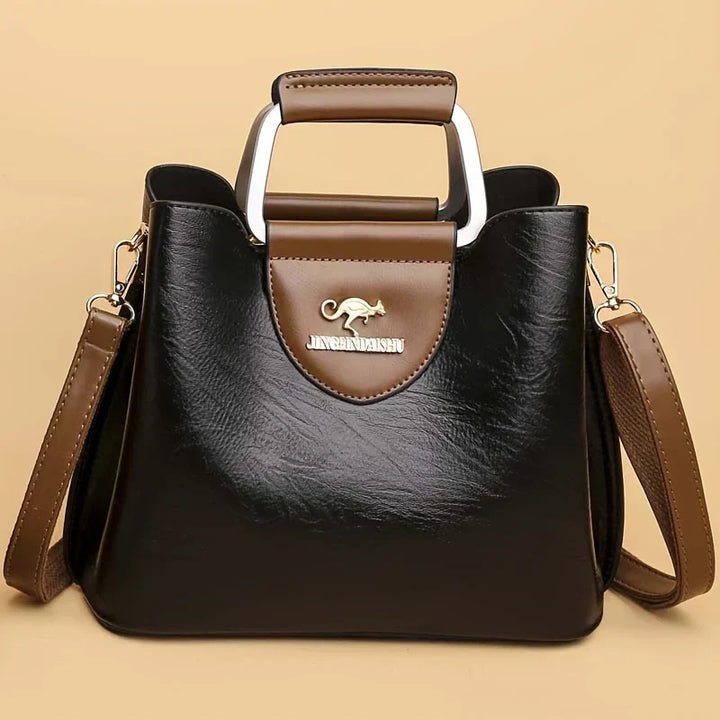 Isabella - Elegante Borsa a Secchiello in Pelle