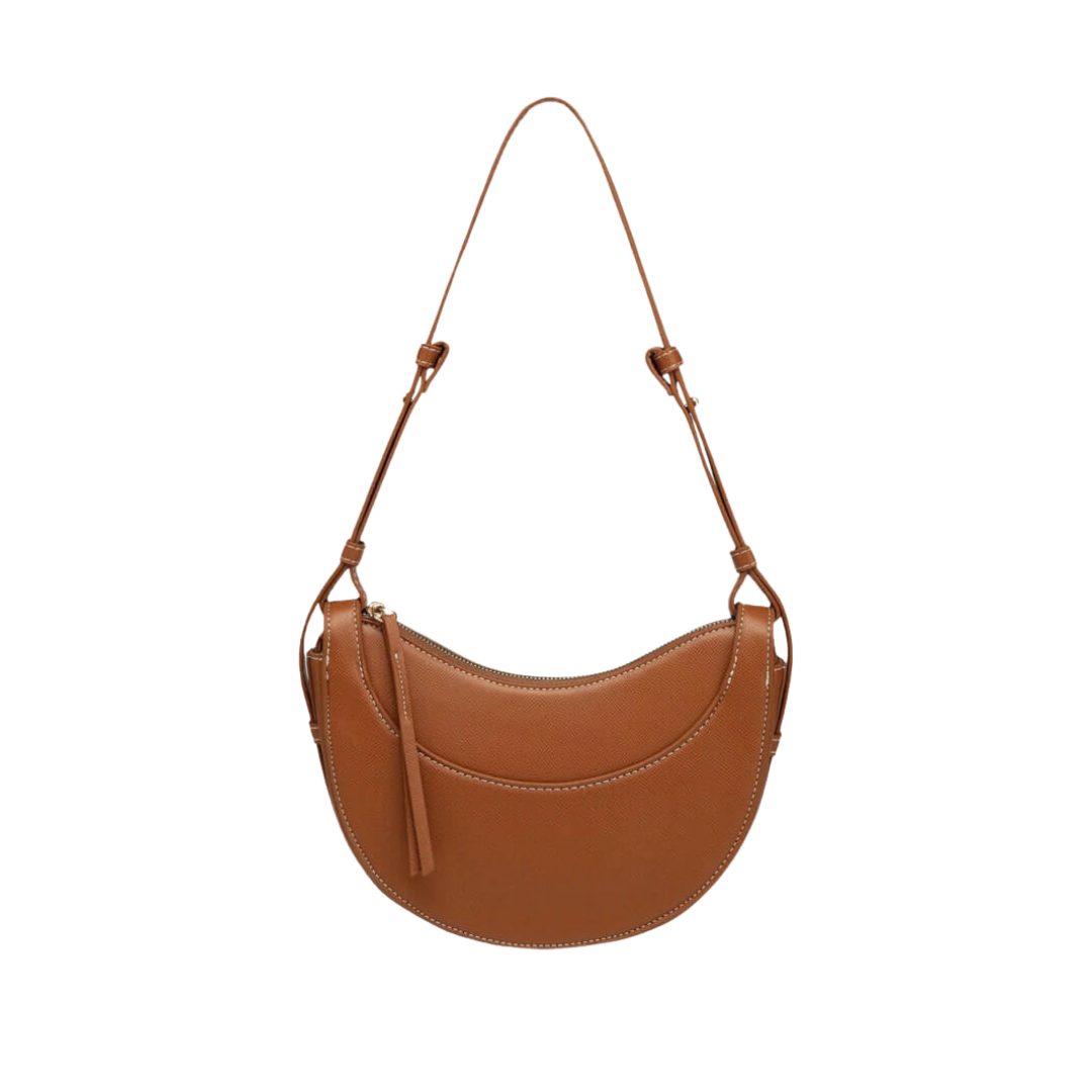 Edmée | Borsa a Sella Elegante Color Tan