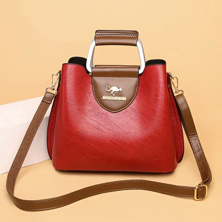 Isabella - Elegante Borsa a Secchiello in Pelle