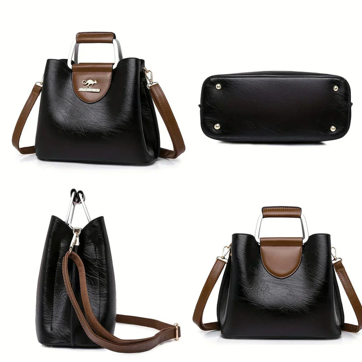 Isabella - Elegante Borsa a Secchiello in Pelle