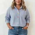 Elizabeth | Camicia a Righe Casual
