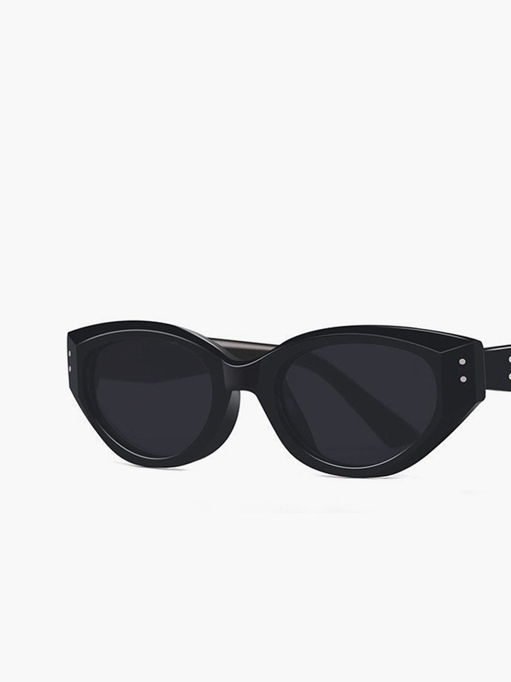 Occhiali da sole, logo argento sulle aste, acetato, Donna