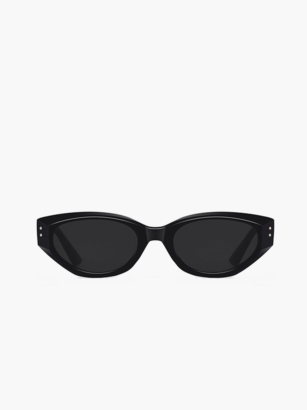 Occhiali da sole, logo argento sulle aste, acetato, Donna