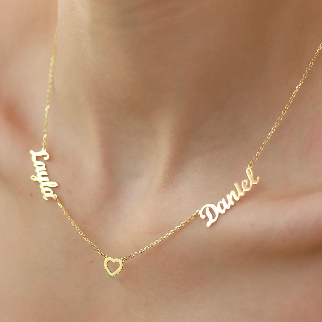 Keila – Collana con Nome Personalizzata a Due
