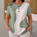 Abigail | Blusa Color Block Casual