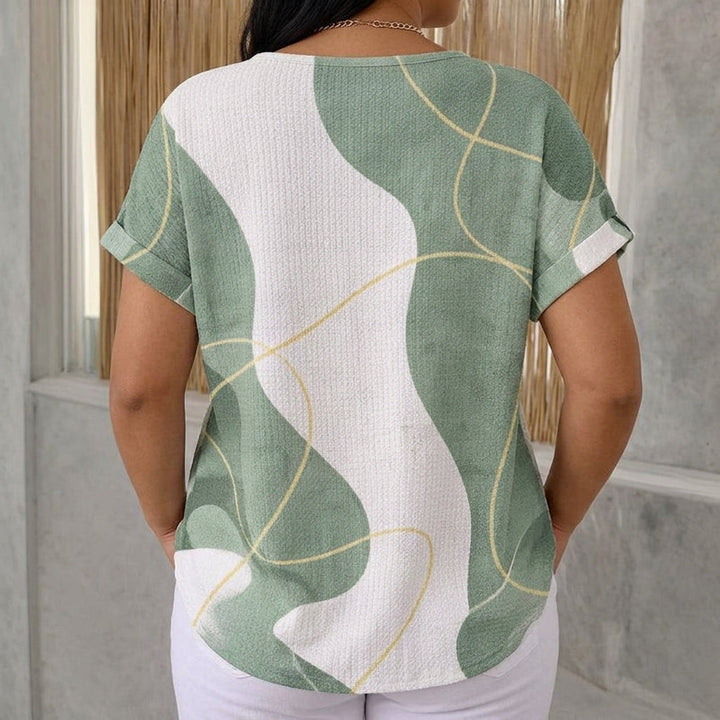 Abigail | Blusa Color Block Casual