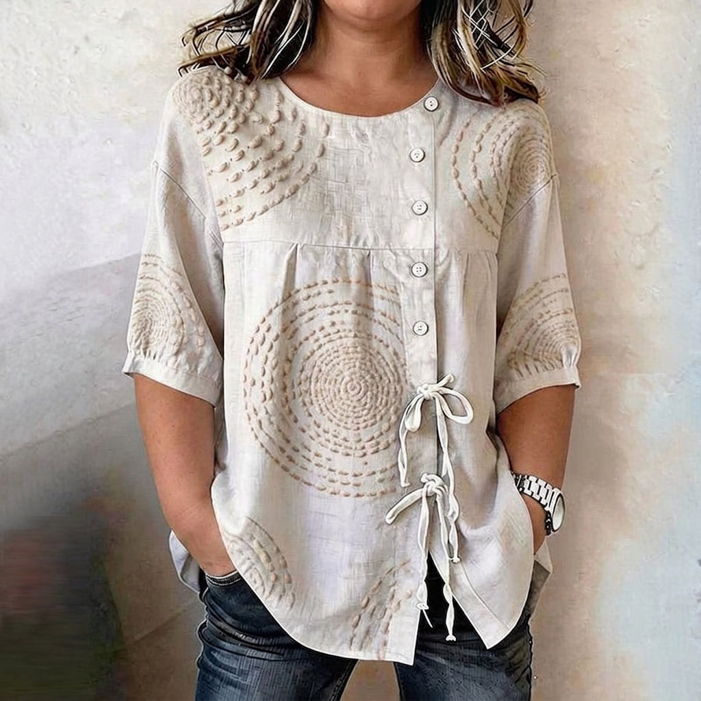 Isabella | Blusa Casual Vintage