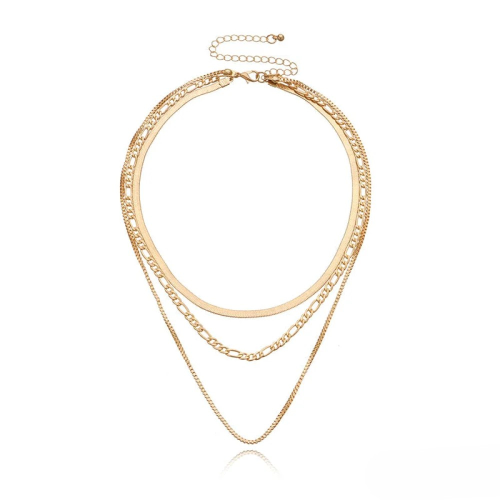 Noara – Collana a Tre Strati in Stile Vintage