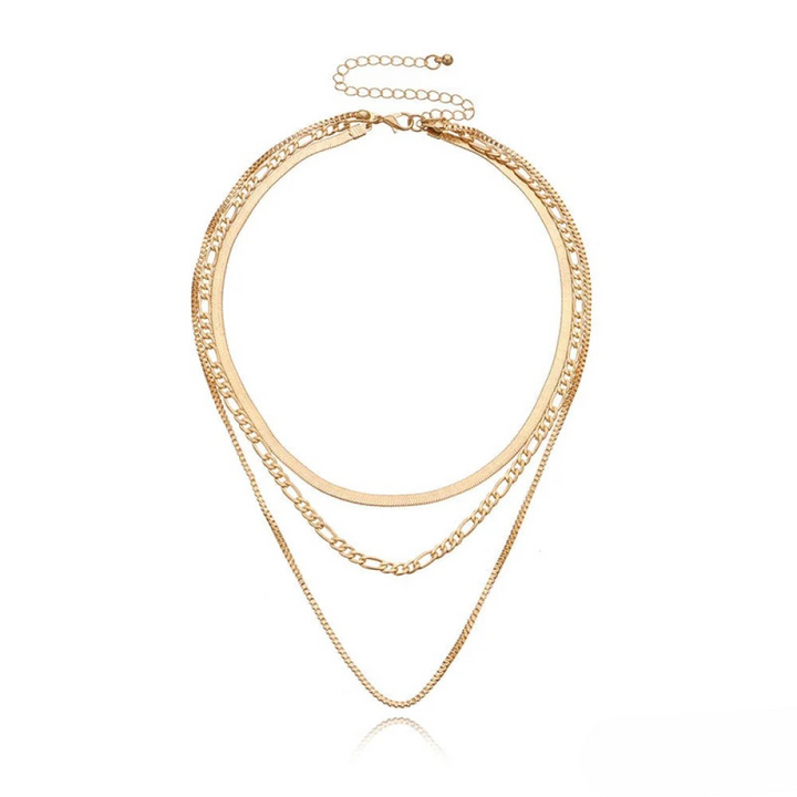 Noara – Collana a Tre Strati in Stile Vintage