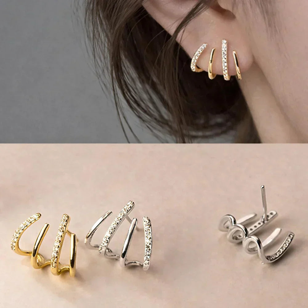 Elen – Bracciale Orecchio a Spirale Scolpito Illusione