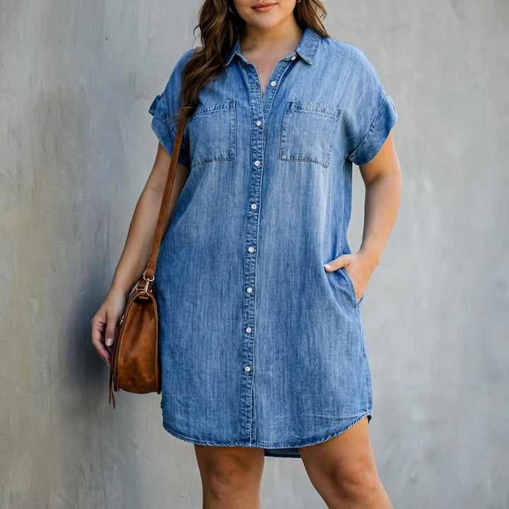 Alessia | Abito Camicia con Bottoni