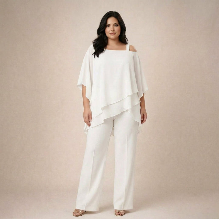 Clara | Elegant Set with Layered Blouse