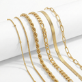 Auremia – Set di Bracciali in Catena d'Oro