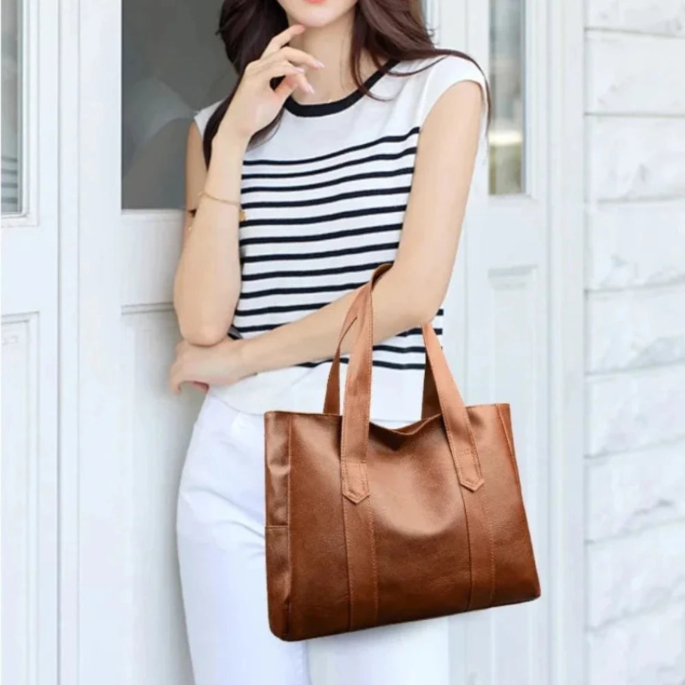 Susan - Borsa a Spalla in Pelle di Lusso Minimalista