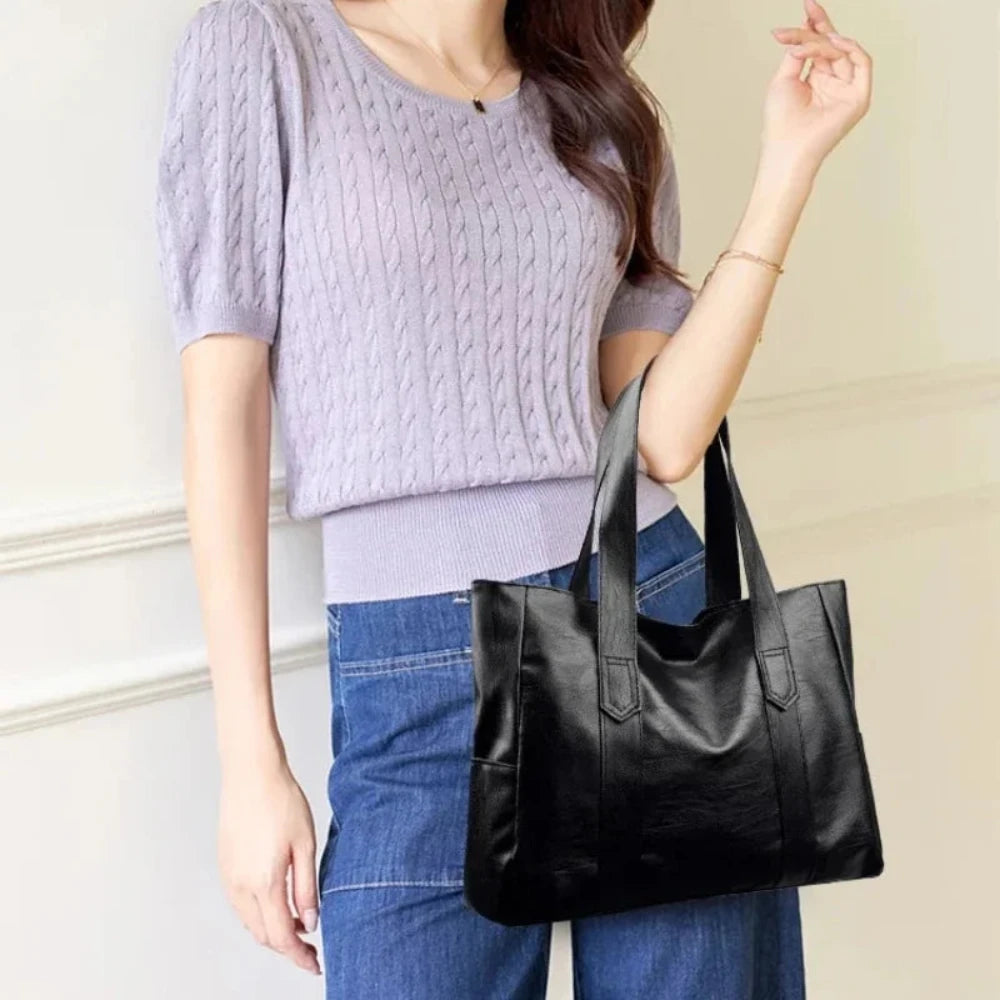 Susan - Borsa a Spalla in Pelle di Lusso Minimalista