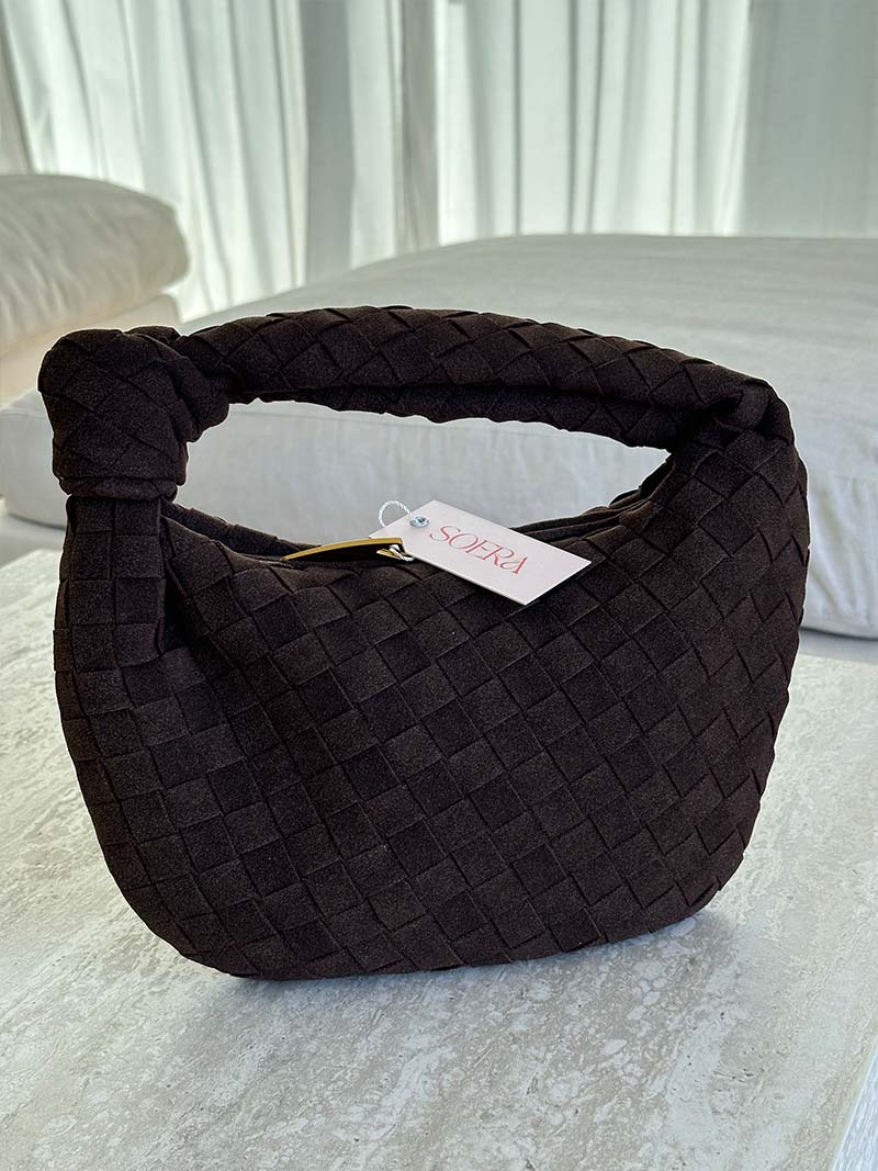 Anemone | Mini Borsa in Suede Intrecciato