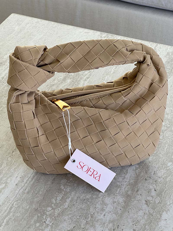 Anemone | Mini Borsa in Suede Intrecciato