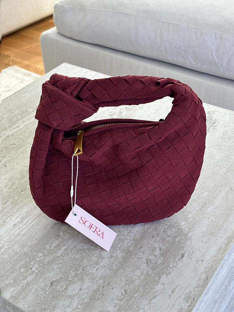 Anemone | Mini Borsa in Suede Intrecciato