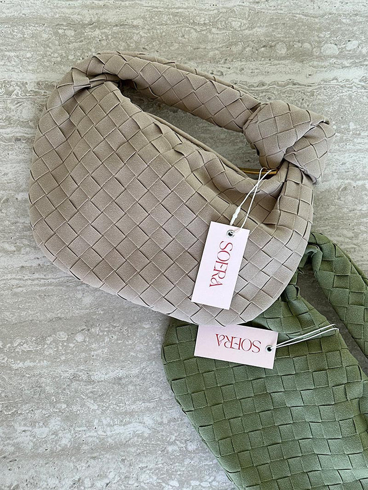 Anemone | Mini Borsa in Suede Intrecciato