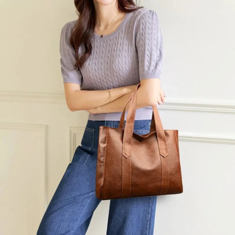Susan - Borsa a Spalla in Pelle di Lusso Minimalista
